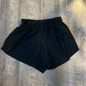 Brandy Melville Loose Black Shorts